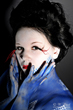 Bodypainting und Fotoshooting